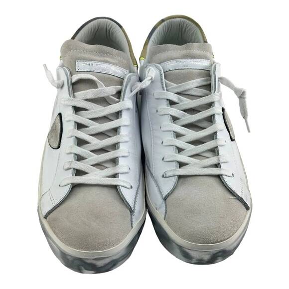 Philippe Model Paris Men's size 12.5-13 Sneakers White leather - Picture 2 of 10